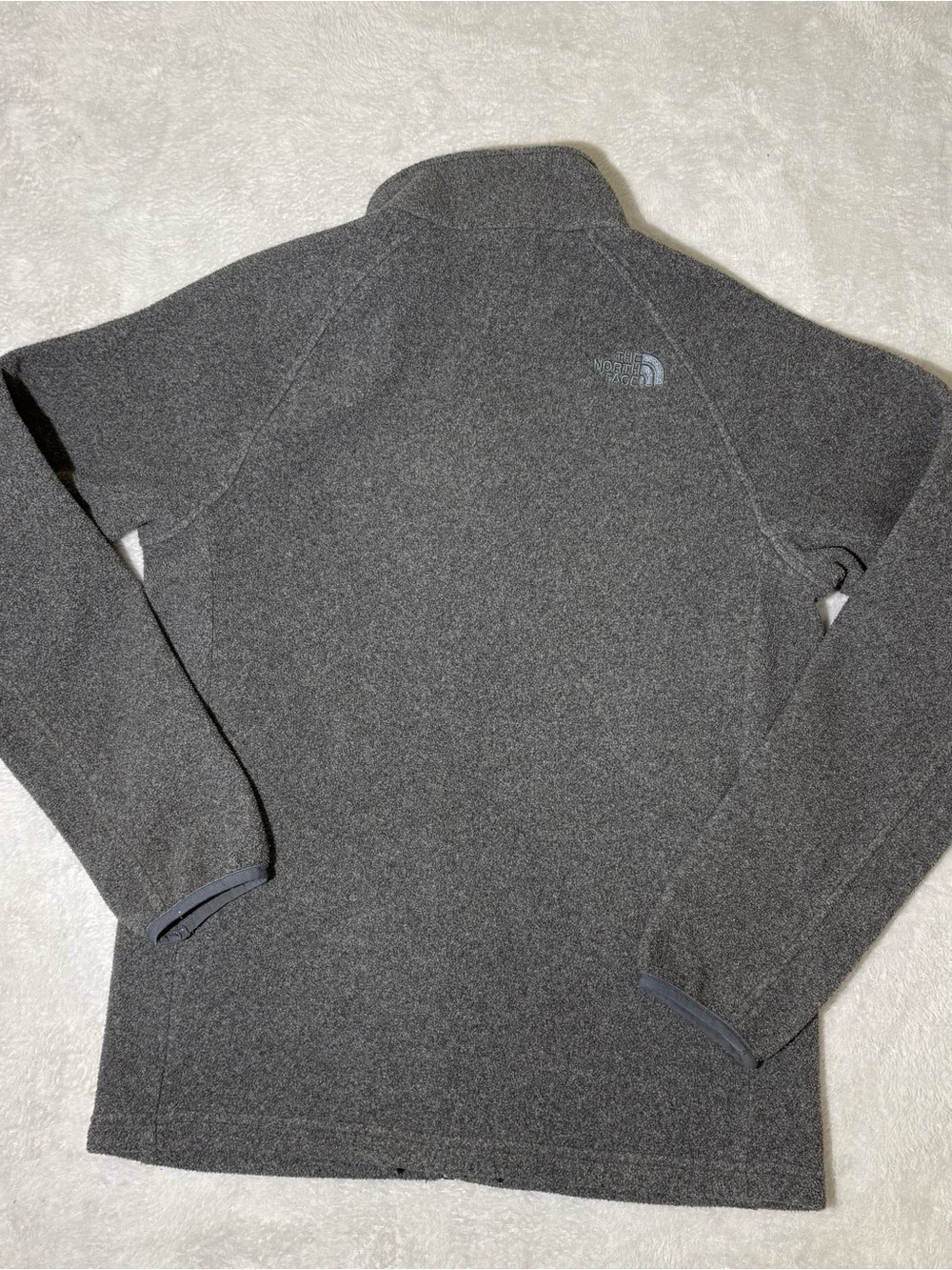 The North Face Men's Glacier Full-Zip Fleece Jacket Grey small C704 F14 - Picture 4 of 10